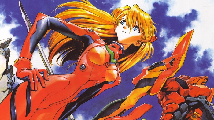 EVA Unit 02, anime, Asuka Langley Soryu, Neon Genesis Evangelion
