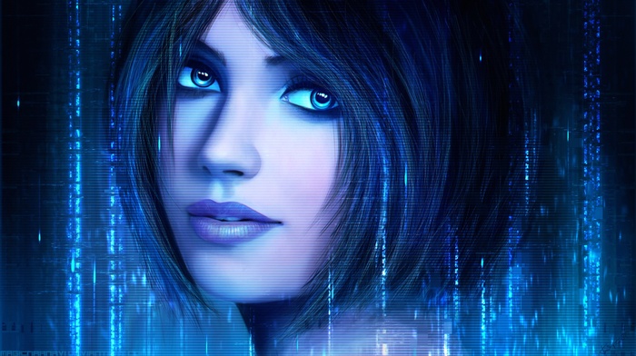 Cortana, Halo, artwork, anime, magicnaanavi, video games, realistic, halo 4, render