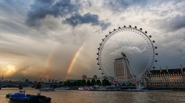 rainbow, London, cities