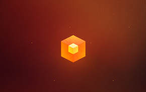 orange, cube, Fez