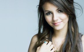 Sleeping Beauty, face, Victoria Justice, brown eyes, girl, brunette