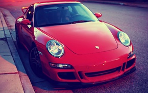 red cars, Porsche 911, car