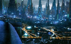 cyberpunk, city