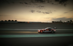 car, Mercedes SLS, racing