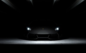 car, Lamborghini, Lamborghini Murcielago, monochrome