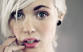 girl, Devon Jade, freckles