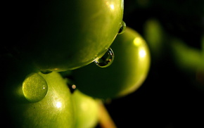 green, drops