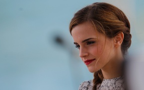 actress, girl, face, Emma Watson, brunette, portrait