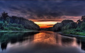 HDR, river