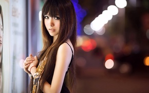 Asian, girl