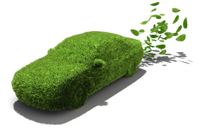 auto, creative, greenery, car