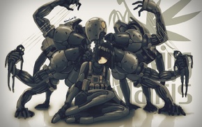 Metal Gear Solid 4, BB Corps, artwork, Screaming Mantis