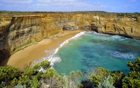 waves, coast, summer