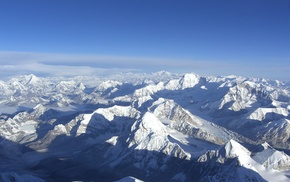 nature, snow, mountain
