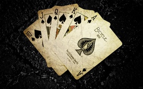playing cards, aces, cards