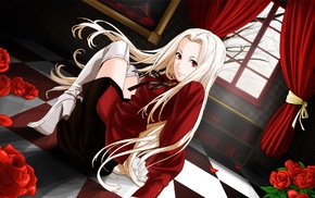 blonde, long hair, Irisviel von Einzbern, red eyes, Fate Series, FateZero