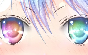 Denpa Onna To Seishun Otoko, blue eyes, anime, heterochromia, red eyes, Touwa Erio