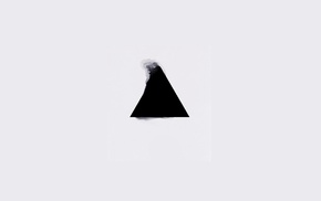 triangle, geometry, minimalism, white background, Illuminati