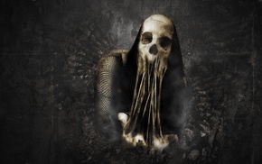 Grim Reaper, skull, death, dark