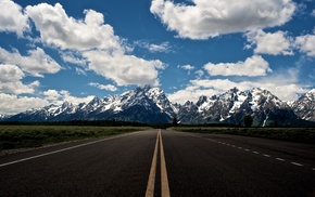 nature, sky, landscape, HDR, road