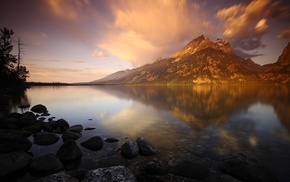 landscape, lake, nature