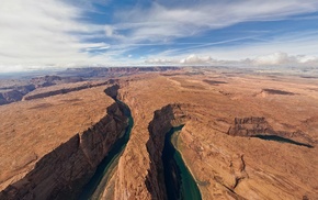 river, landscape, nature