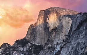 rock, Apple Inc., forest, nature, Yosemite National Park, mountain