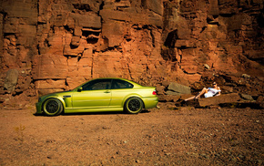 canyon, cars, girl