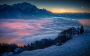 nature, landscape, valley, Switzerland