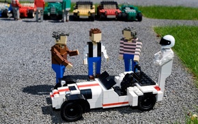 James May, LEGO, Top Gear, Richard Hammond, The Stig, Jeremy Clarkson