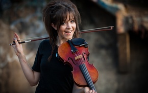 Lindsey Stirling, violin, depth of field