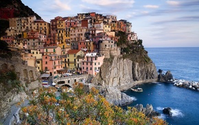 Cinque Terre, Liguria, architecture, Italy
