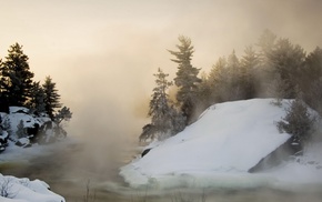 snow, winter