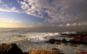 nature, stones, clouds