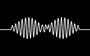 Arctic Monkeys, sound wave, lines, AM