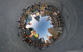 city, panoramic sphere, cityscape