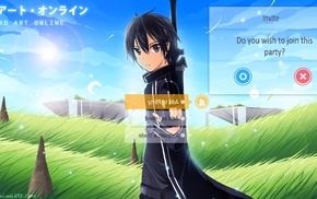 Sword Art Online, anime, Kirigaya Kazuto