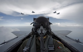 US Air Force, Pilote, cockpit, F, 15 Eagle