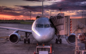 sunrise, aircraft, Canada, airplane