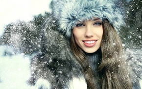 snow, girl, Izabela Magier