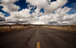 nature, sky, landscape, road