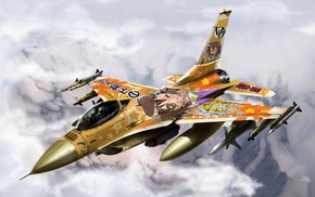 jet fighter, aircraft, Lucky Star