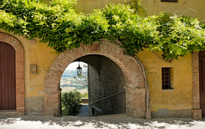 cities, Italy, greenery