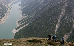 bicycle, beautiful, sports, mountain, lake