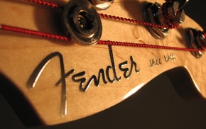 Fender, bass guitars