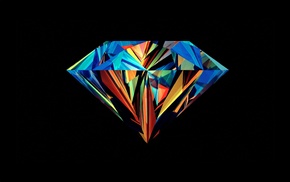 Facets, Justin Maller, abstract, diamonds
