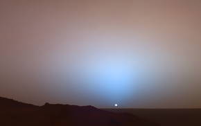 sunset, Sun, space