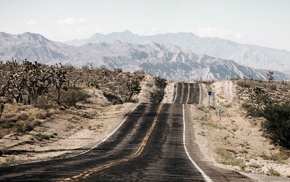 Arizona, landscape, road, mountain, desert