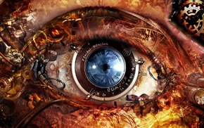 3D, eyes, artwork, fantasy art