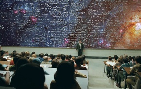 space, universe, A Serious Man, universities, students, physics